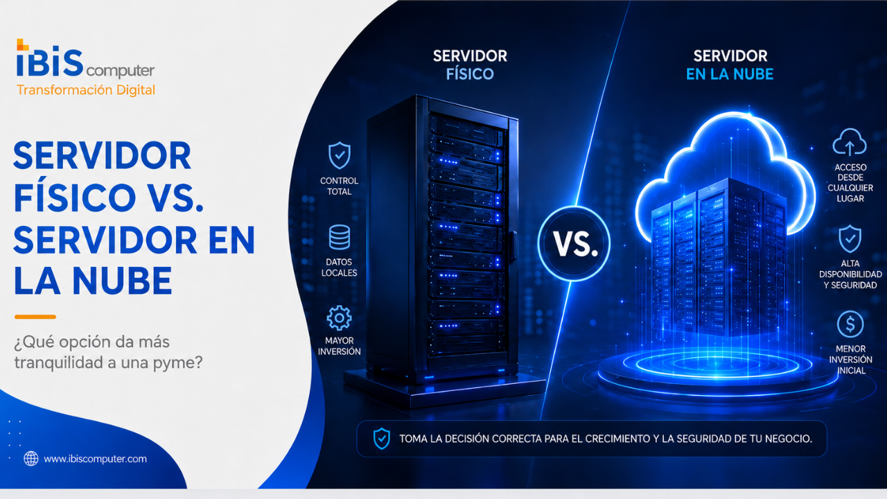 Servidor físico vs Servidor en la nube