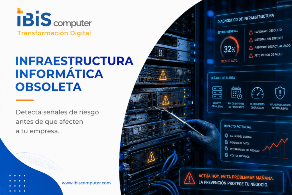 Cómo detectar una infraestructura informática obseleta antes de que afecte a tu empresa