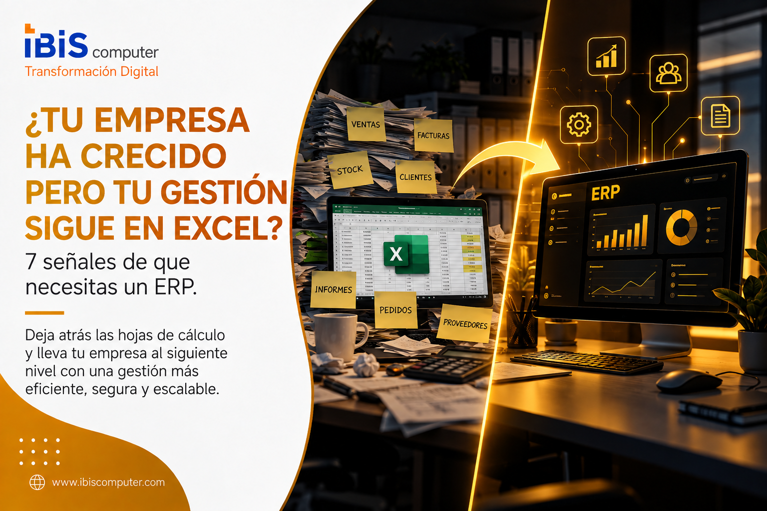 ¿Tu empresa ha crecido pero tu gestion sigue en excel?